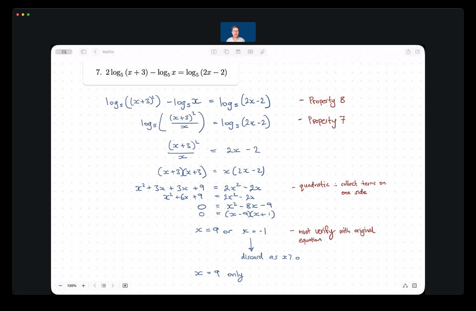 Zoom tutoring session for MATHS 102